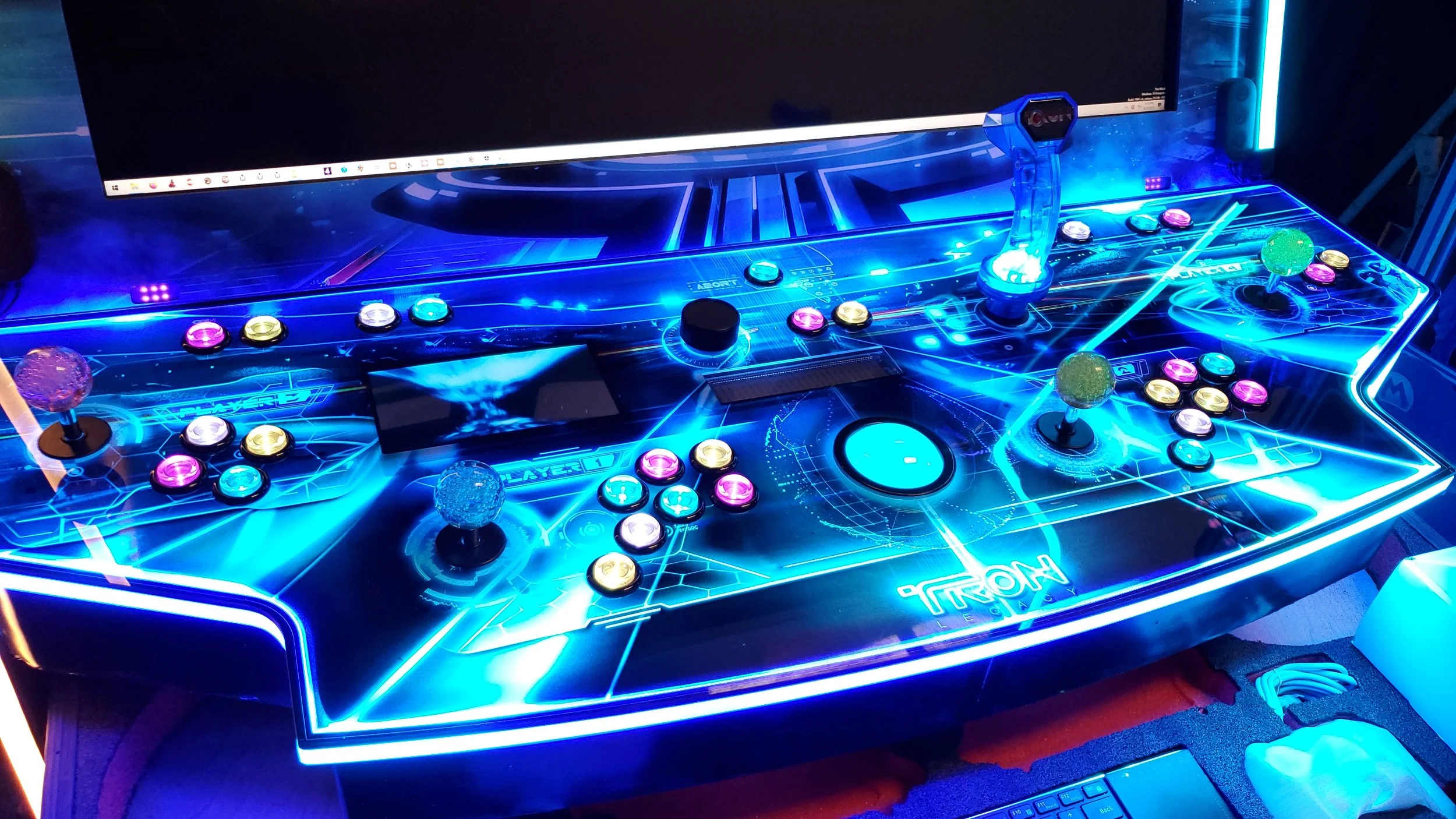 Backlit Control Panels — Paradox Arcade Systems